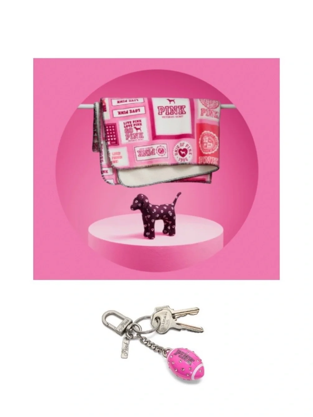 PINK Victoria's Secret Blanket Set